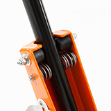 Anti-vibration height-adjustable handle bars